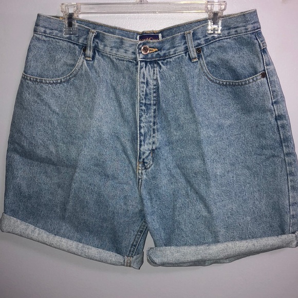 high waisted boyfriend jean shorts
